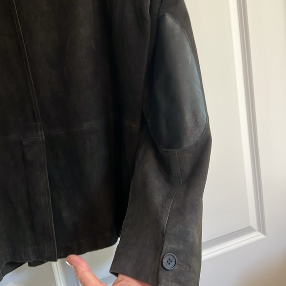 All Saints Suede/Leather/Tweed Jacket/Blazer look-XL - Picture 4 of 15